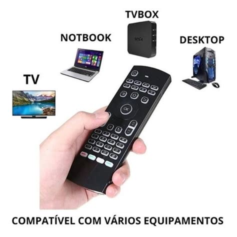 Mini Controle Teclado Air Mouse Kapbom Shopee Brasil