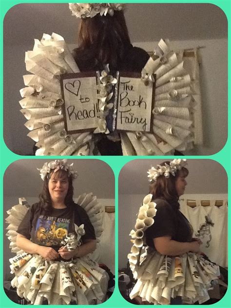 Diy Book Fairy Costume I Made Ally Holidays Pinterest Book Fairy Costume Book Fairy