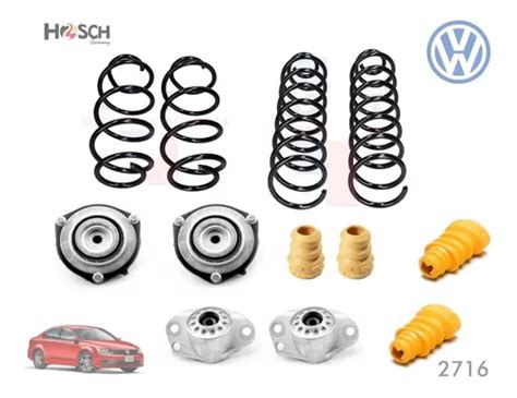 Kit Resortes Amortiguador Bases Y Topes Vw Jetta Mk Meses Sin