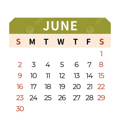 June 2024 Calendar Icon Wilow Siouxie