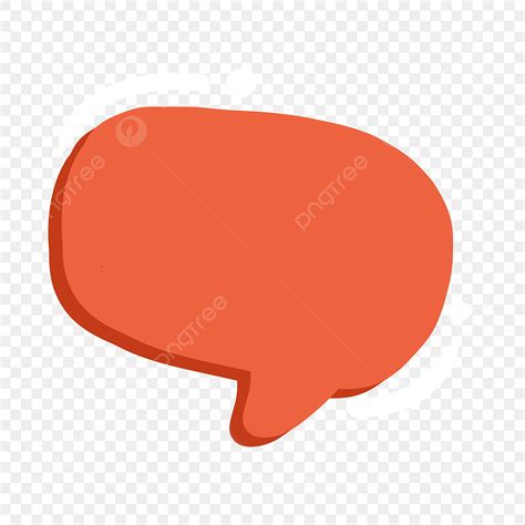 Dialog Bubble Clipart Transparent Background Red Bubble Chat