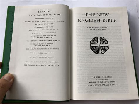 Illustrated New English Bible Captivating Artwork By Horace Knowles