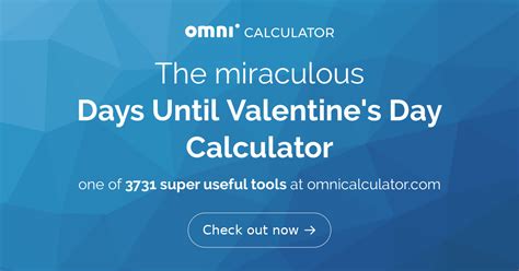 Days Until Valentine S Day Calculator