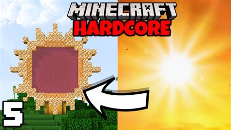 I Built The Sun In Minecraft Hardcore 118 Ep5 Youtube