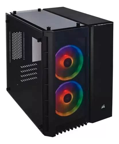 Gabinete Corsair Matx Crystal Series 280x Rgb Negro Outlet Envío gratis