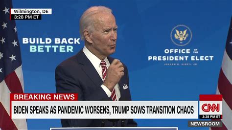 Biden More People May Die If Trump Continues To Block Transition