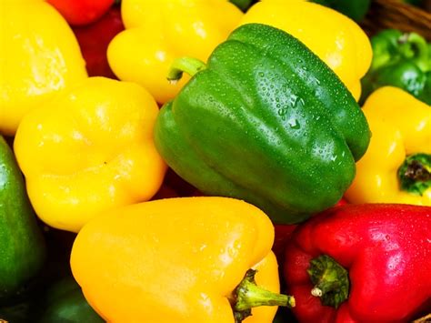 Fresh sweet bell peppers | Free Photo