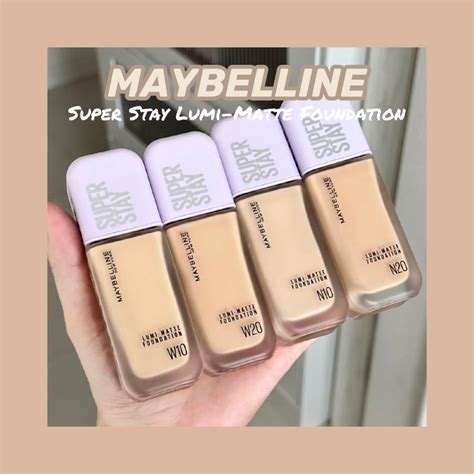 MAYBELLINE Super Stay Lumi Matte Foundation Shopee Philippines