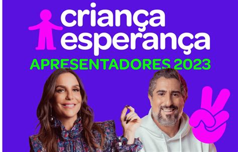 Marcos Mion e Ivete Sangalo comandam o Criança Esperança 2023