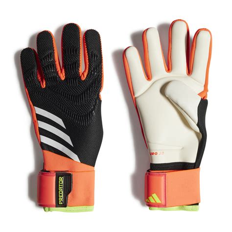 Adidas Predator Competition Keepershandschoenen Zwart Felrood Wit Geel