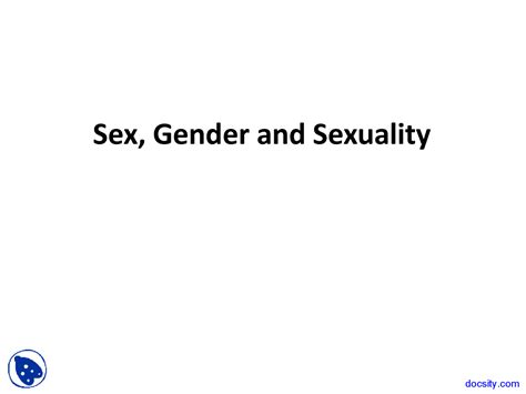 Gender And Sexuality Intro To Sociology Lecture Slides Docsity