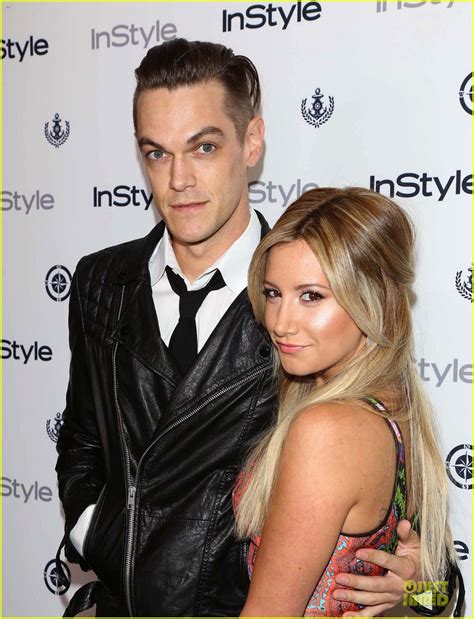 Ashley Tisdale And Christopher French Engaged Couple At Instyle Soiree