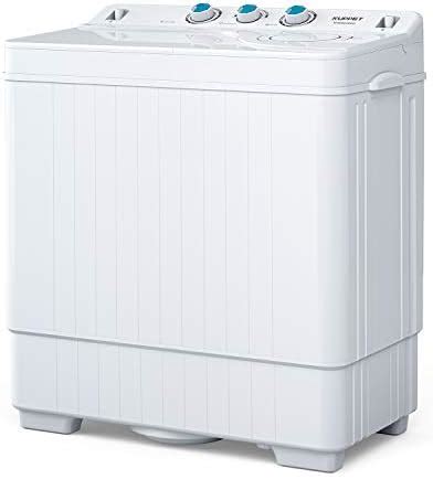 Amazon KUPPET Compact Twin Tub Portable Mini Washing Machine 26lbs