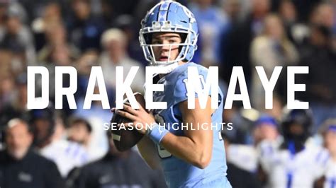 Drake Maye || ACC Leading Passer || 2023 Season Highlights - YouTube