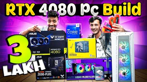 RTX 4080 Pc Build With 13900K Processor 3 Lakh Gaming Editing Pc