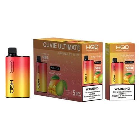 Hqd Cuvie Ultimate 5000 Puff Disposable Vape 10 Pack Smokers World Woh