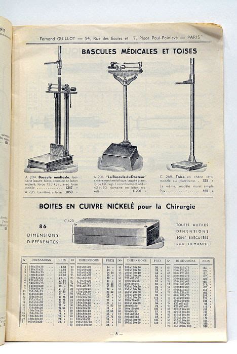 Nouveau Tarif Extrait de catalogue La Matériel que nous présentons