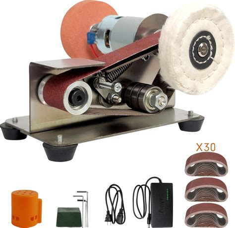 Yaetek Diy Mini Belt Sander Electric Knife Apex Edge Sharpener