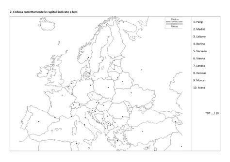 Geografia Europea Gioco Didattico Online