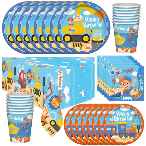 Buy Treasures Gifted Officially Licensed Blippi Birthday Party Supplies