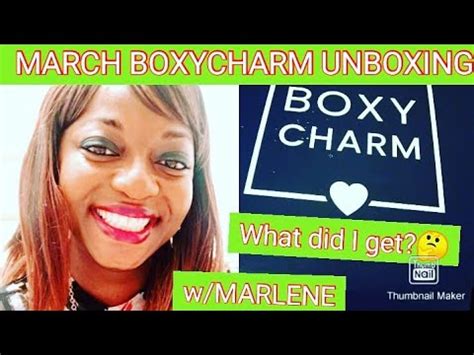 March Boxycharm Unboxing Boxycharm Charmer Youtube