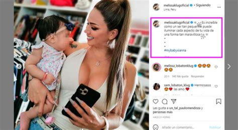 Melissa Klug Dedica Emotiva Publicación A Su única Nieta Xianna Hija De