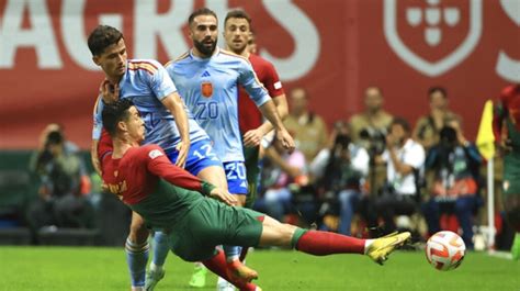 Spanyol Bungkam Portugal Tiket Semifinal Uefa Nations League Didapat