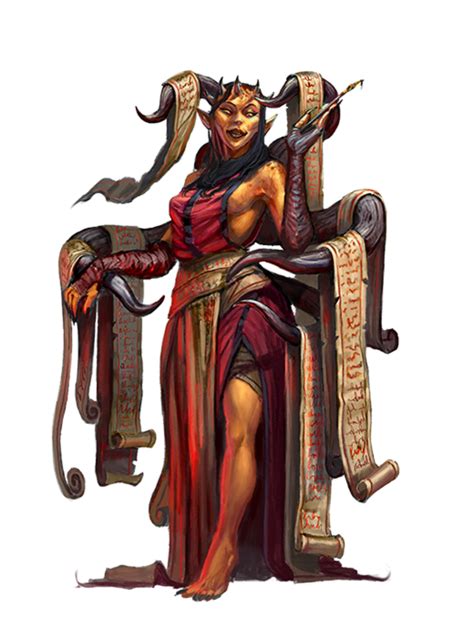 Female Phistophilus Contract Devil - Pathfinder 2E PFRPG DND D&D 3.5 5E 5th ed d20 fantasy ...