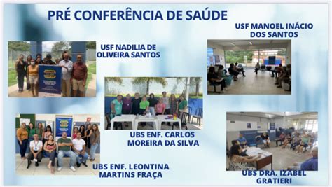 Conferências Municipais Secretaria De Saúde