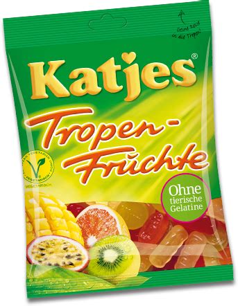 Katjes Tropenfrüchte Tropical Fruit Gums 200g Fruit gums Gummy