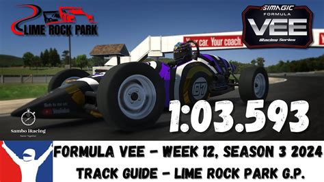 IRacing Formula Vee Lime Rock Park GP Grand Prix Track Guide 1 03