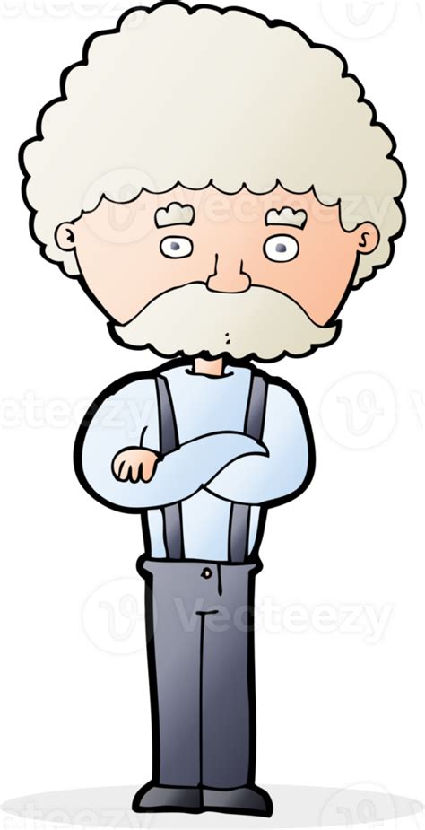 Cartoon Old Man 44945090 Png