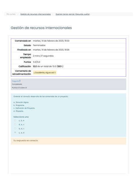 Examen Tercer Parcial Segunda Vuelta Gestion De Recursos