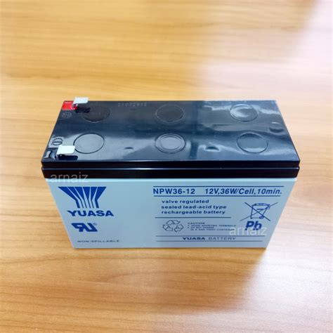 Motorcycle Battery Yuasa UPS Battery 12V 7 2Ah NPW36 12 12 Volts 36