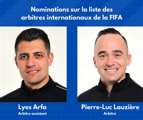 Nomination Sur La Liste Des Arbitres Internationaux De La FIFA