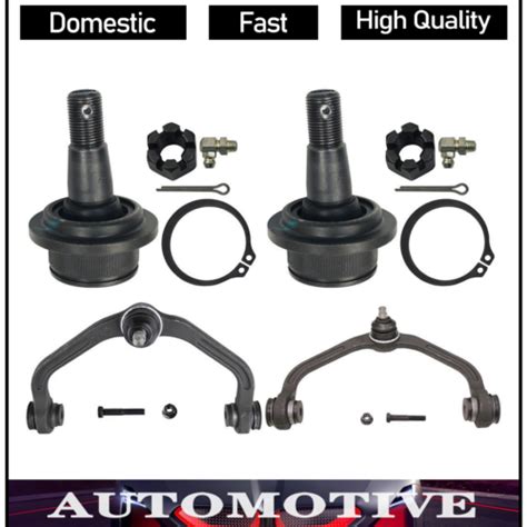 For 2002 2011 Ford Ranger Moog 4 Front Lower Upper Control Arms