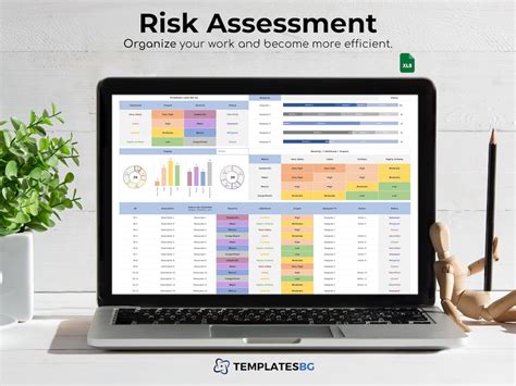 Risk Assessment Excel Spreadsheet: Risk Management Business Spreadsheet for Task Management ...