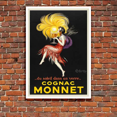 Cognac Monnet By Leonetto Cappiello Vintage French Promotional Poster