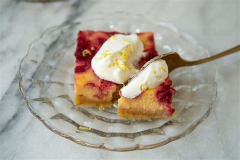 Raspberry Lemon Bars Natalie Cooks