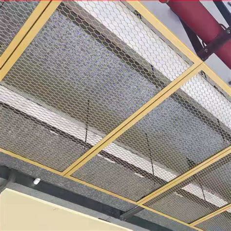 China Suspended Ceiling Aluminum Expanded Metal Mesh Ceiling Factory