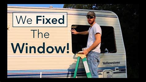 New Rv Window Seal Replacement Repair Youtube