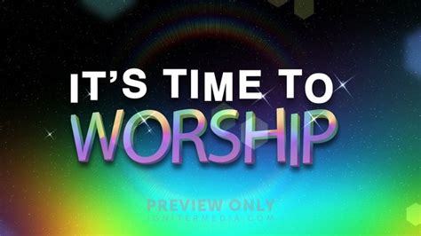 Time To Worship Mini Movies Church Visuals