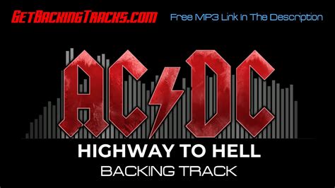 Ac Dc Highway To Hell Backing Track Youtube