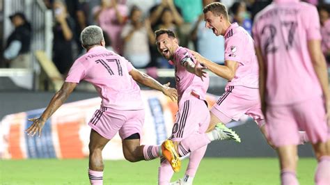 Lionel Messi debutó y ganó con el Inter Miami