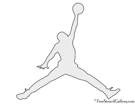 Air Jordan Jumpman Stencil | Free Stencil Gallery