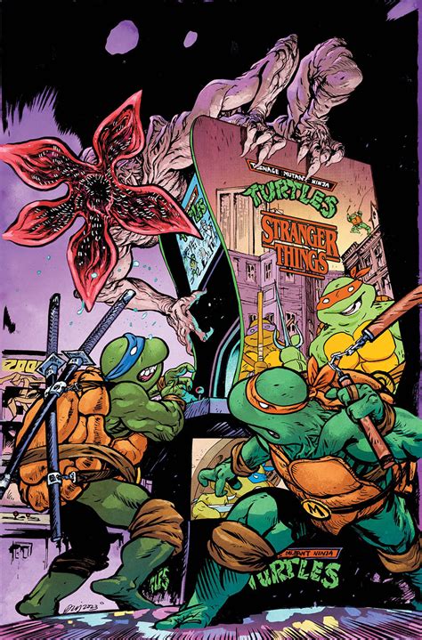 Teenage Mutant Ninja Turtles X Stranger Things 1 Cover H Incentive