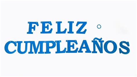 Banderín letras feliz cumpleaños Cadenaci