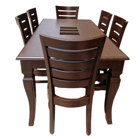 6 Seater Teak Wood Dining Table At Rs 38000 Set Teak Wood Dining Set