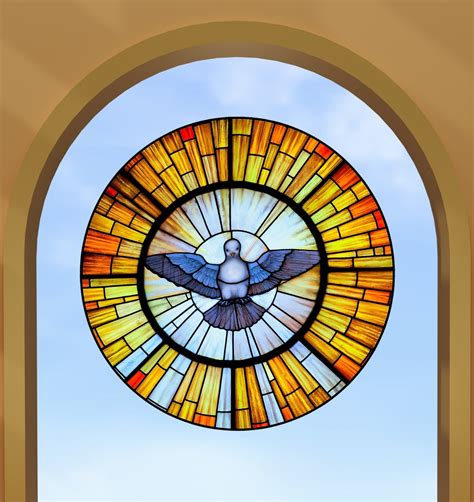 Holy Spirit Stained Glass