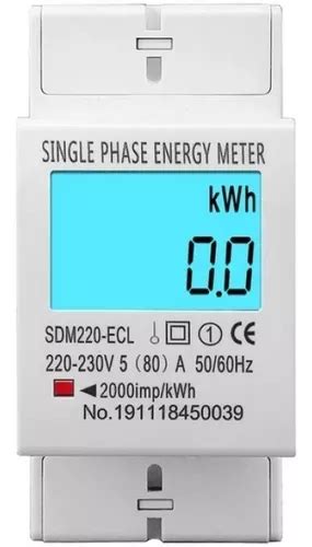 Medidor Consumo De Energia Monof Sico A V